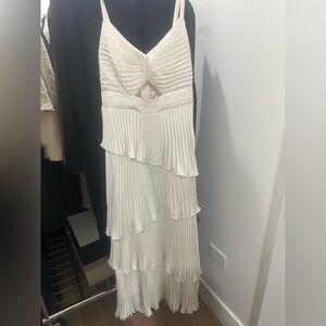 Abercrombie & Fitch Cream Asymmetrical Dress